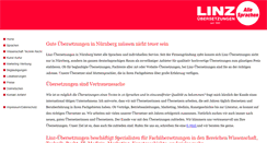 Desktop Screenshot of linz-uebersetzungen.com