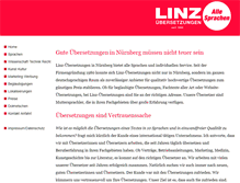 Tablet Screenshot of linz-uebersetzungen.com